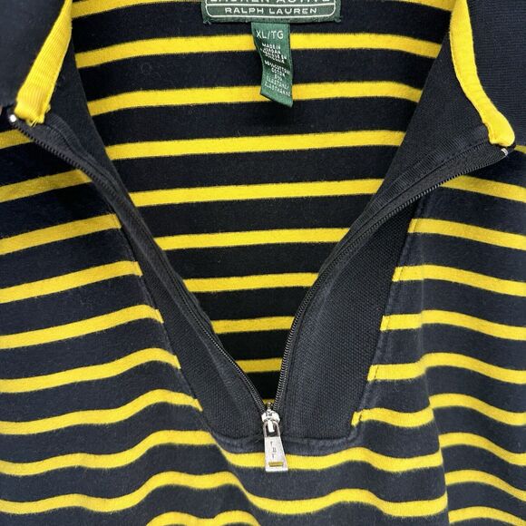 Vintage L-RL Lauren Active Ralph Lauren Womens XL Striped Polo Multicolor - Picture 9 of 11